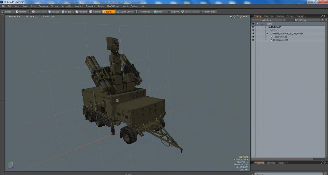 3D Missile Launcher at the Ready 2