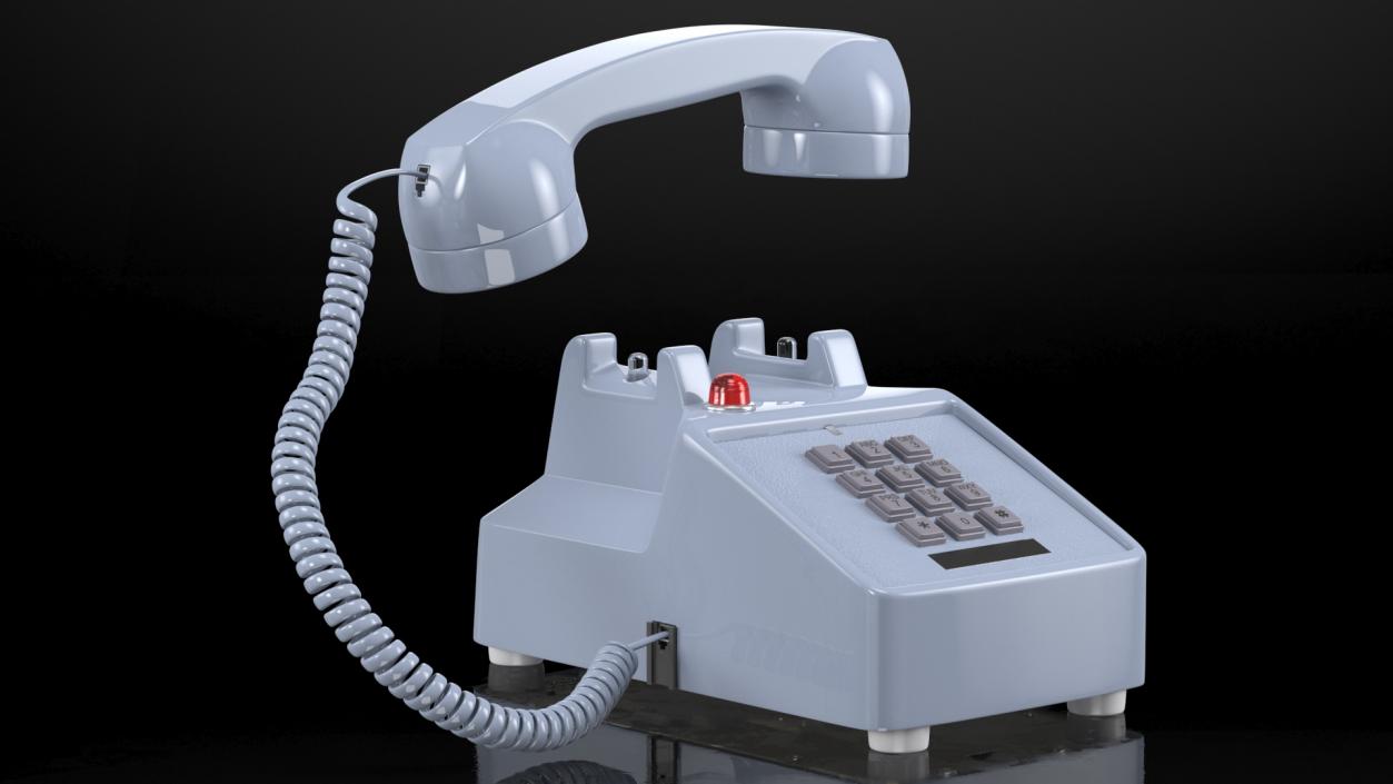 Retro Telephone Off Hook 3D model