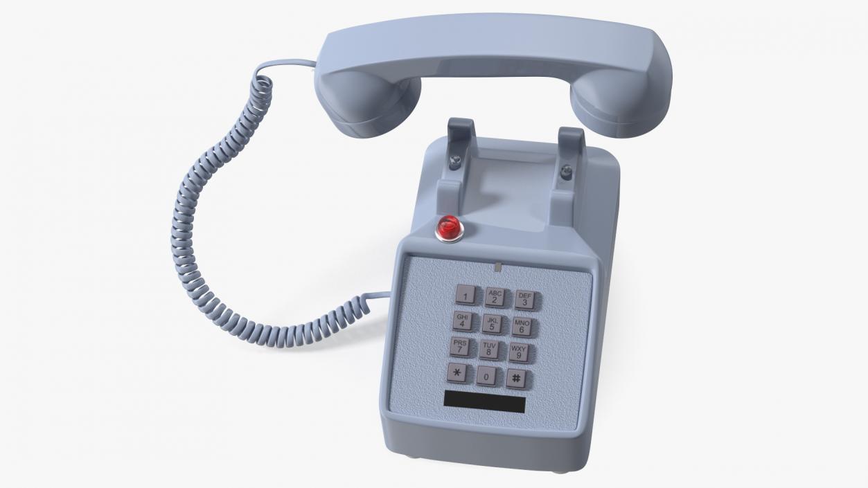 Retro Telephone Off Hook 3D model