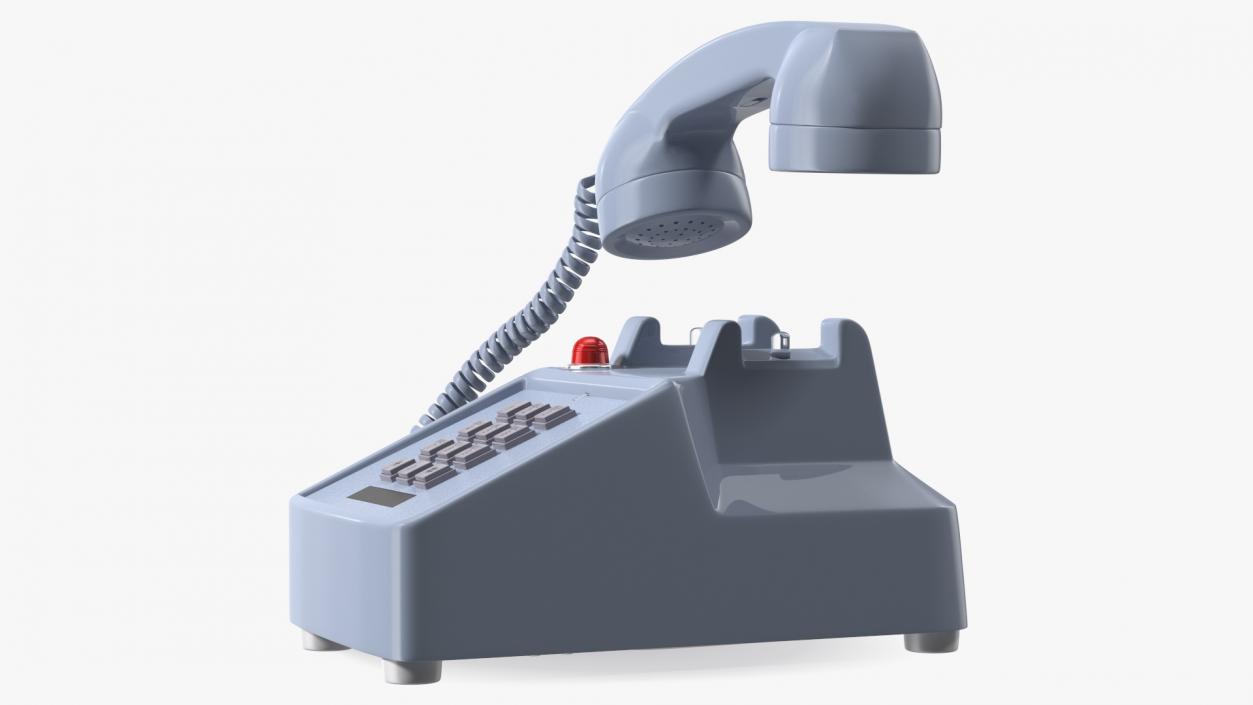 Retro Telephone Off Hook 3D model