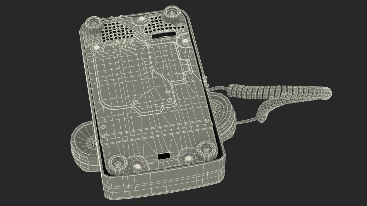 Retro Telephone Off Hook 3D model