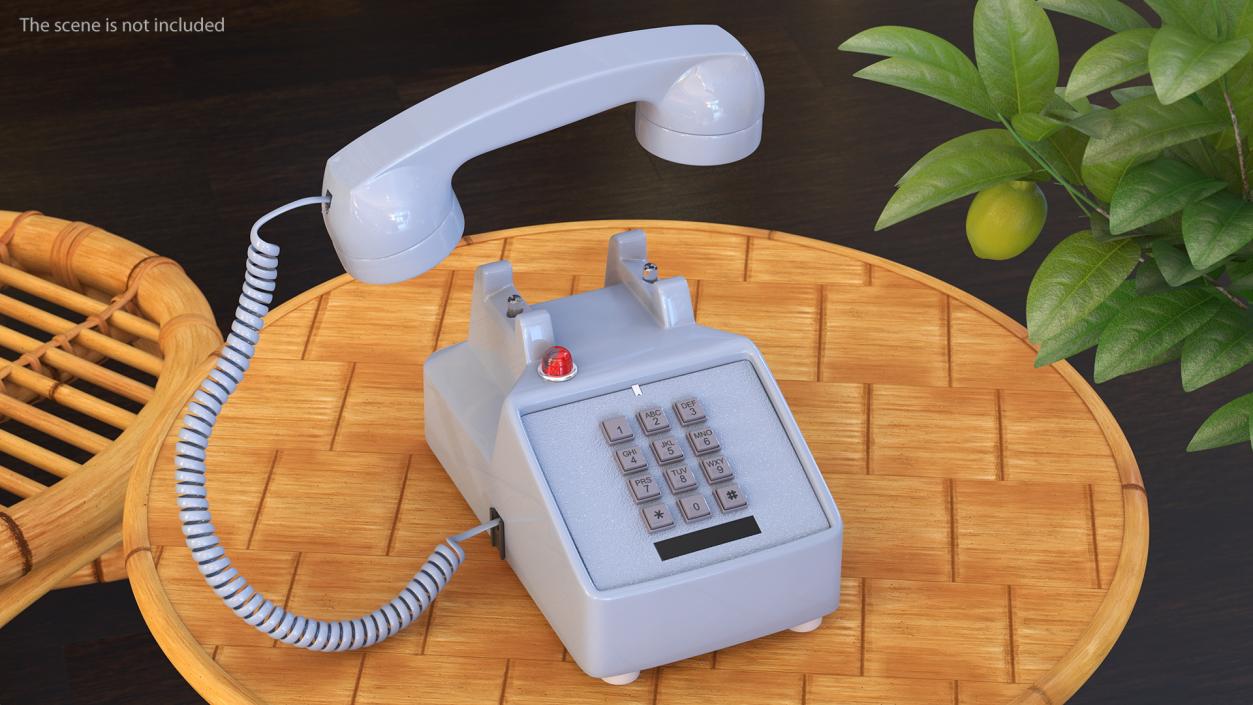 Retro Telephone Off Hook 3D model