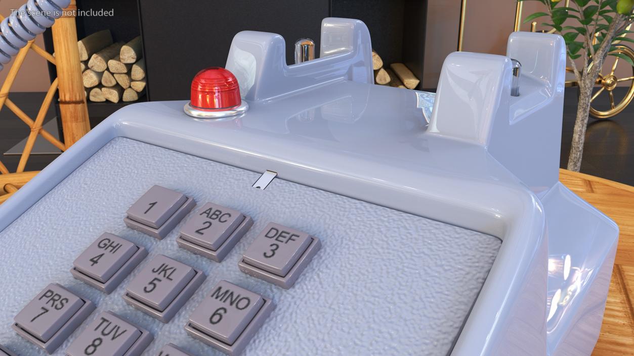 Retro Telephone Off Hook 3D model