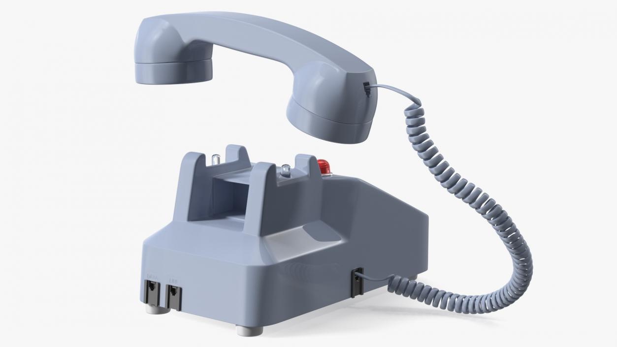 Retro Telephone Off Hook 3D model