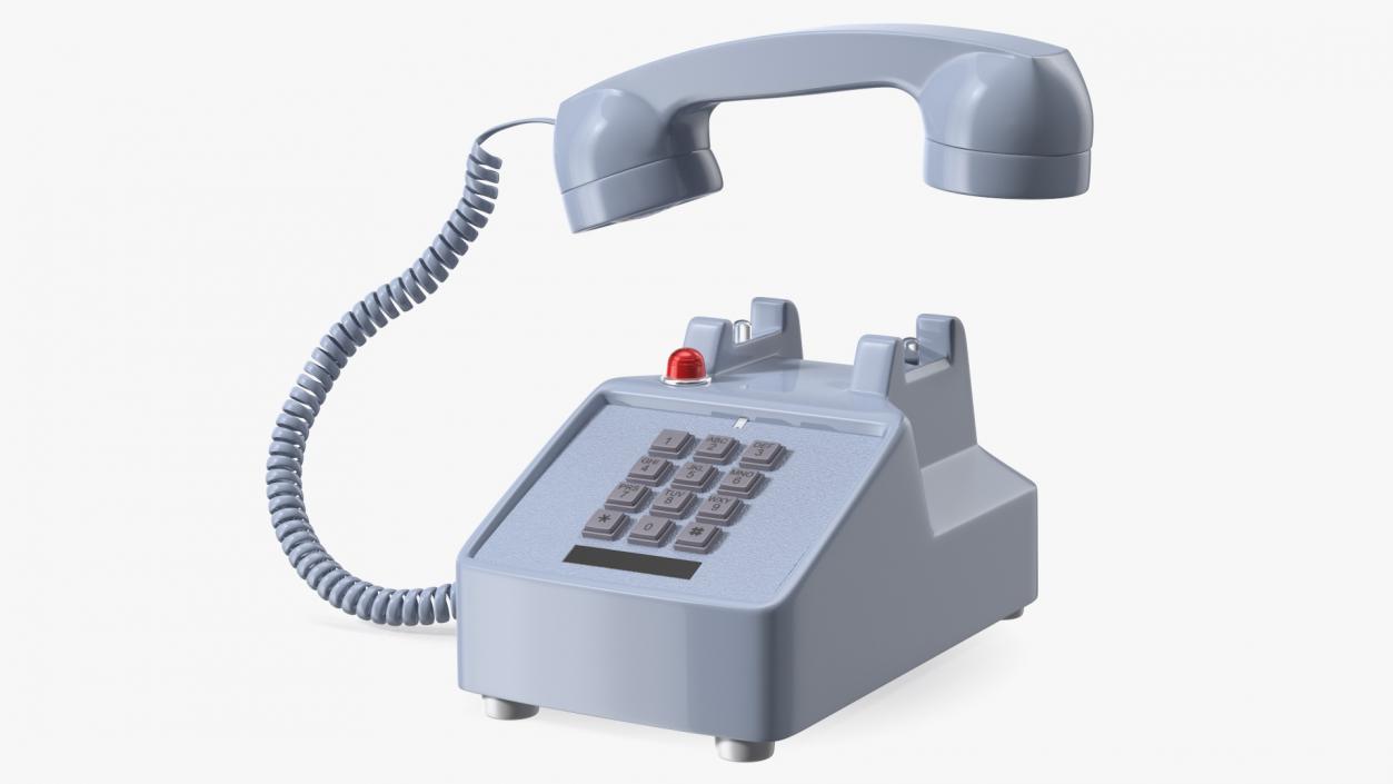 Retro Telephone Off Hook 3D model