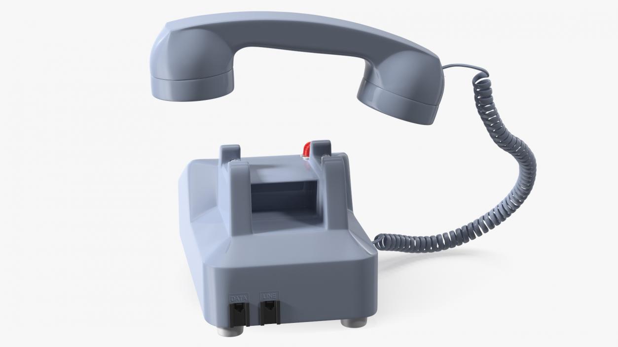 Retro Telephone Off Hook 3D model