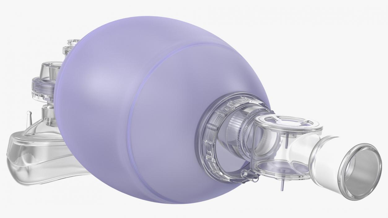 3D PVC Manual Resuscitator model