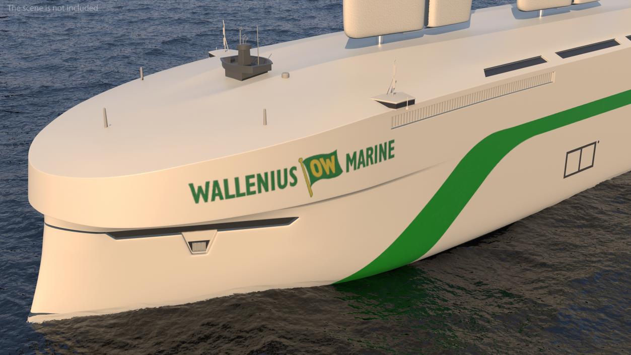 3D Wallenius Marine Oceanbird Ship