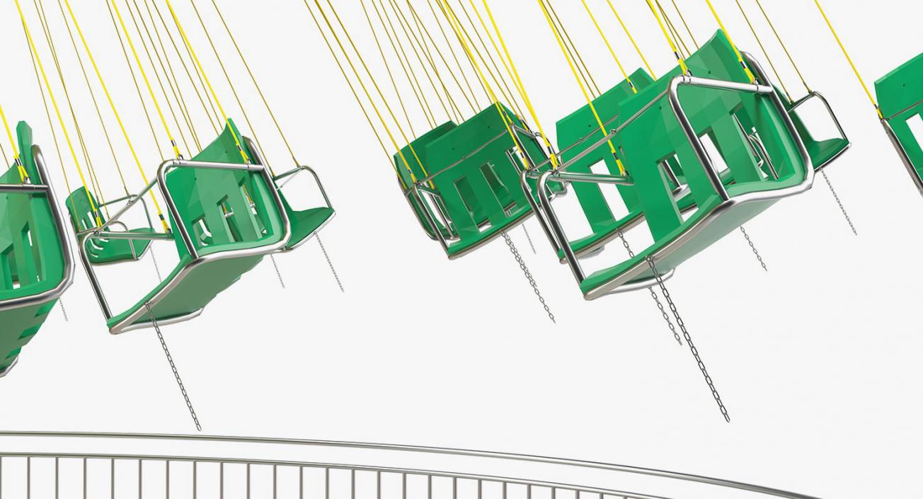 3D model Rigged Amusement Park Rides Collection 2