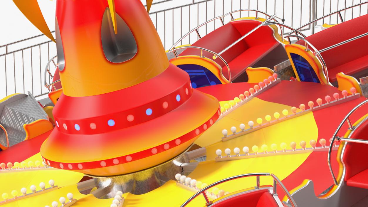 3D model Rigged Amusement Park Rides Collection 2