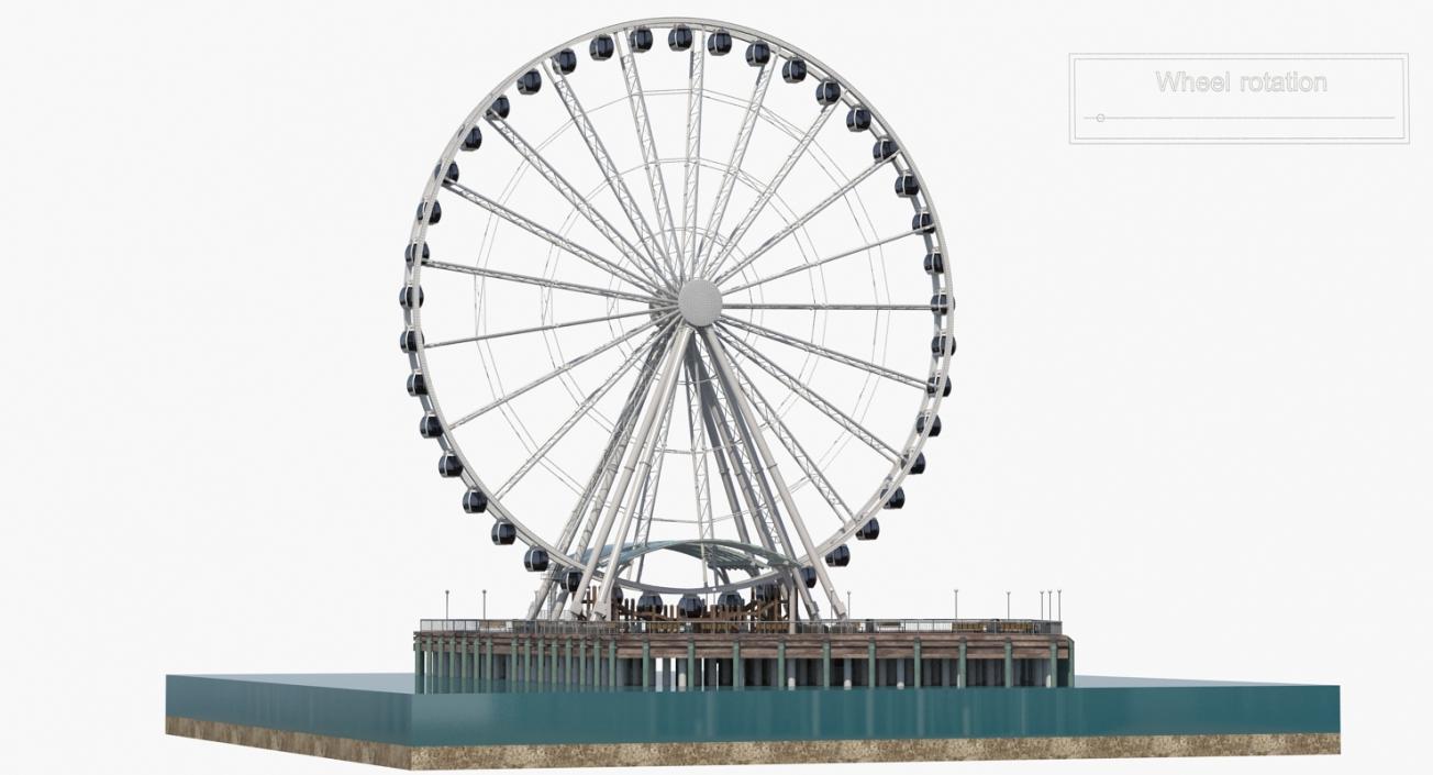 3D model Rigged Amusement Park Rides Collection 2