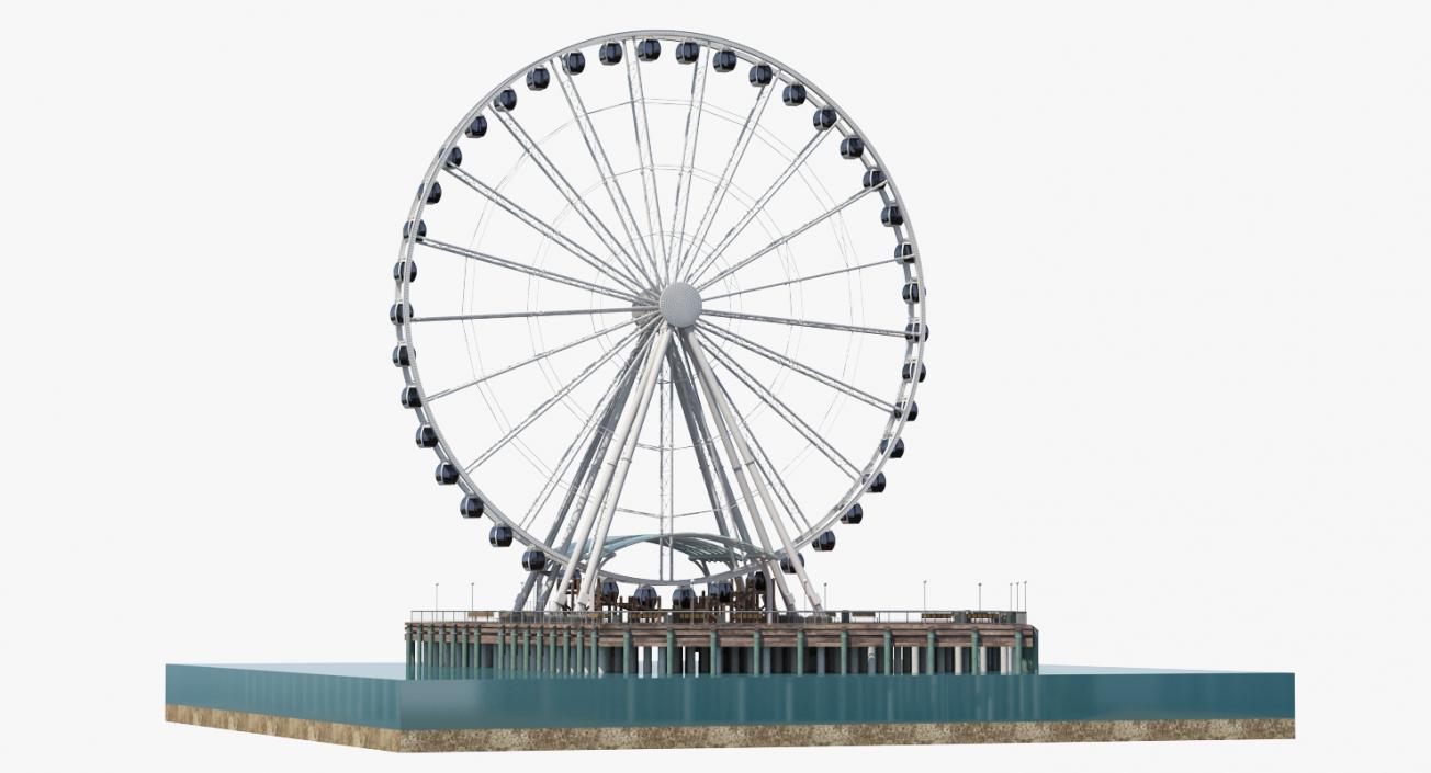 3D model Rigged Amusement Park Rides Collection 2