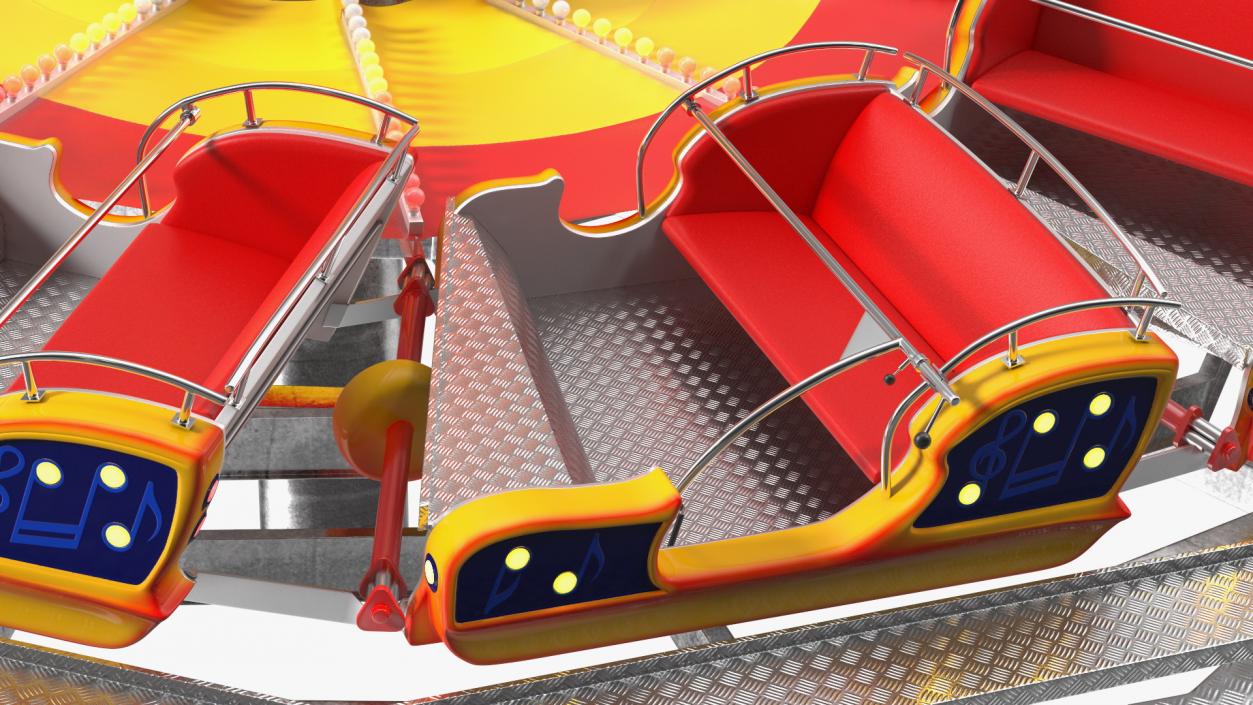 3D model Rigged Amusement Park Rides Collection 2