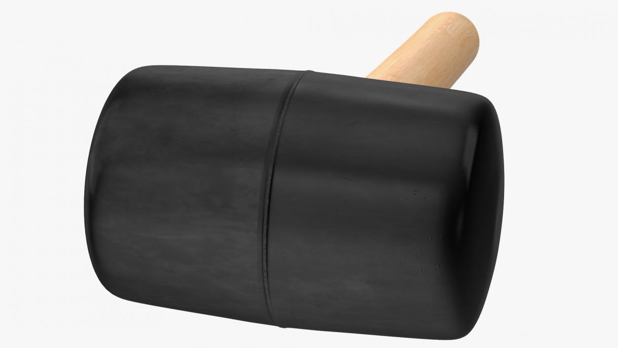 3D model Rubber Mallet Hammer