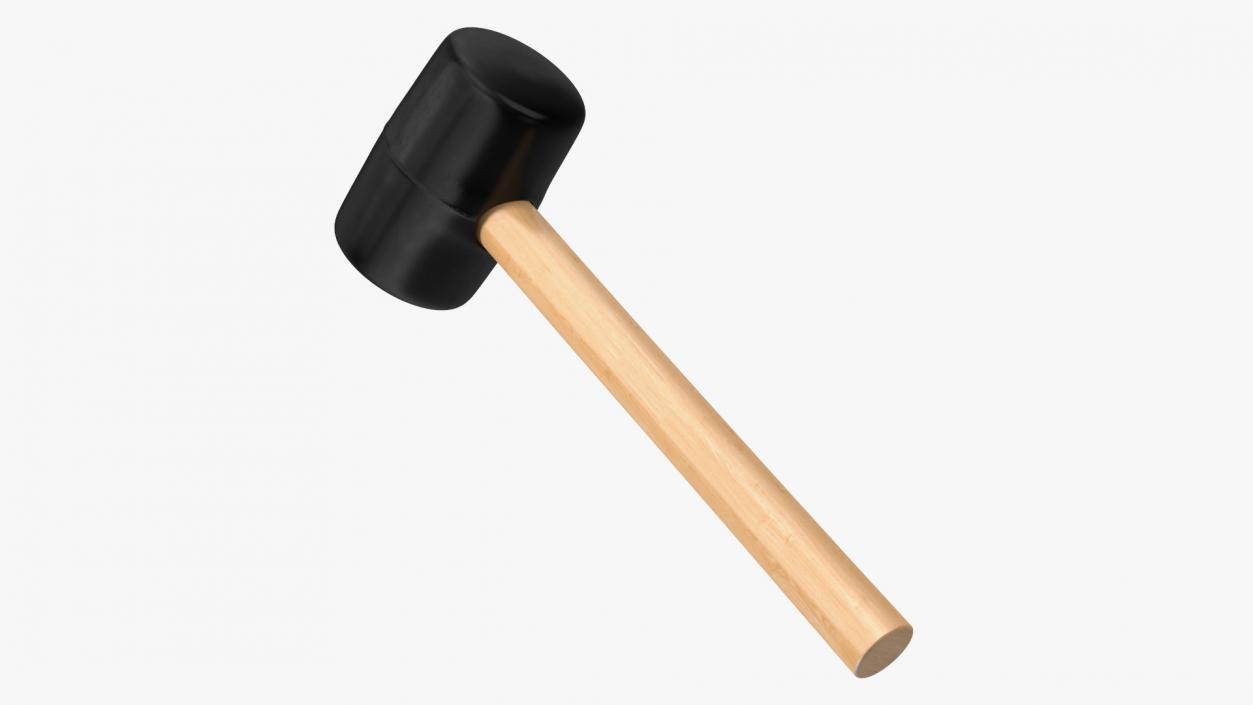 3D model Rubber Mallet Hammer