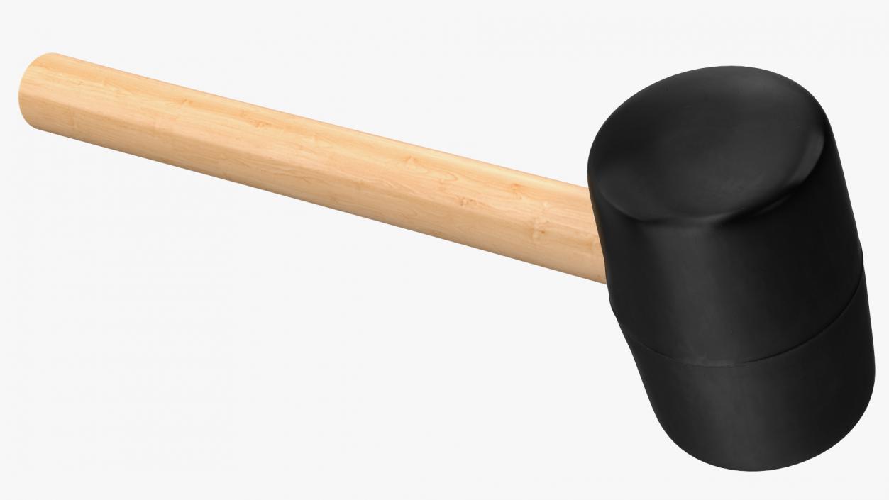 3D model Rubber Mallet Hammer