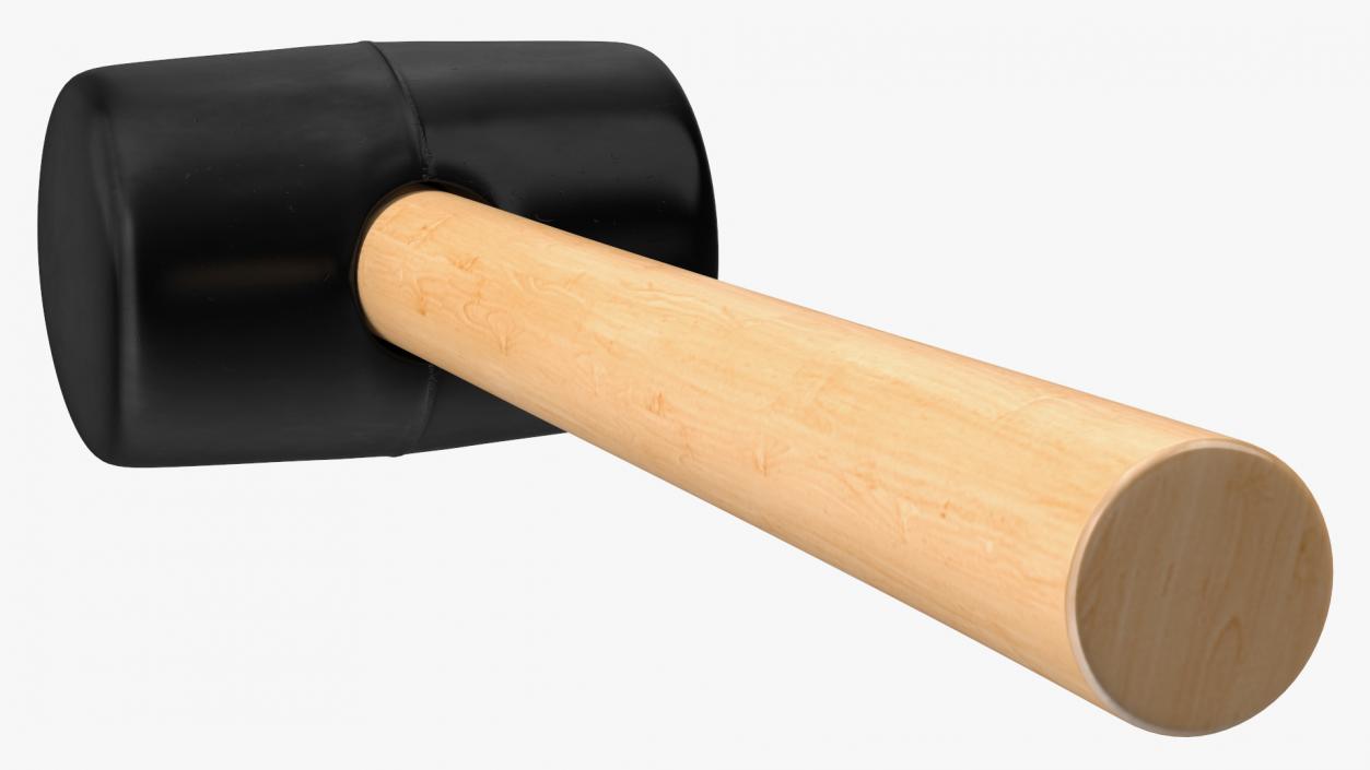 3D model Rubber Mallet Hammer