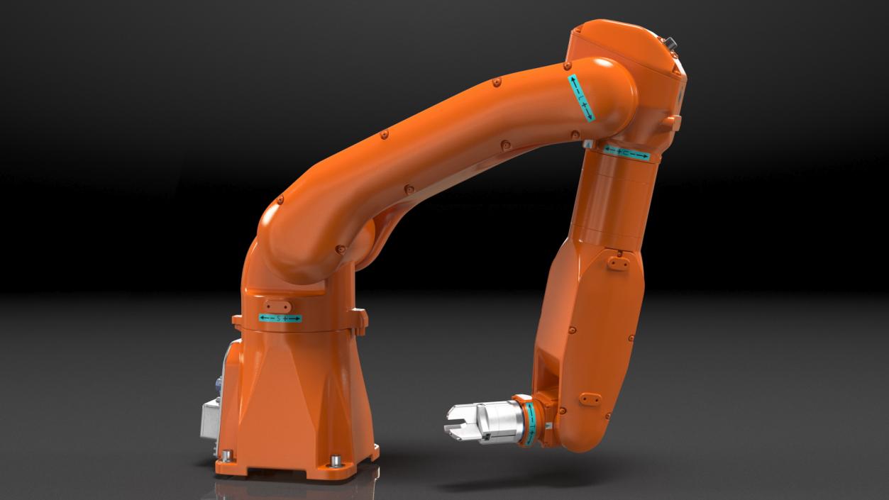 3D model Articulated Industrial Robot Rigged