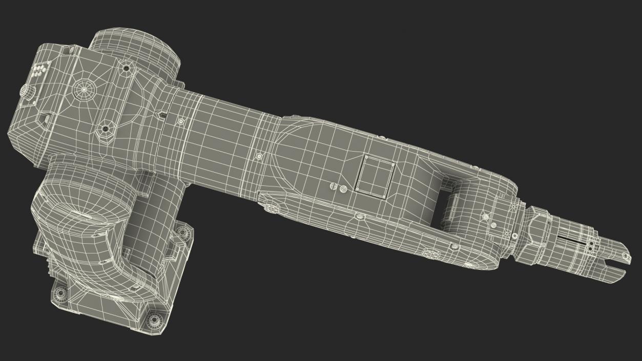 3D model Articulated Industrial Robot Rigged