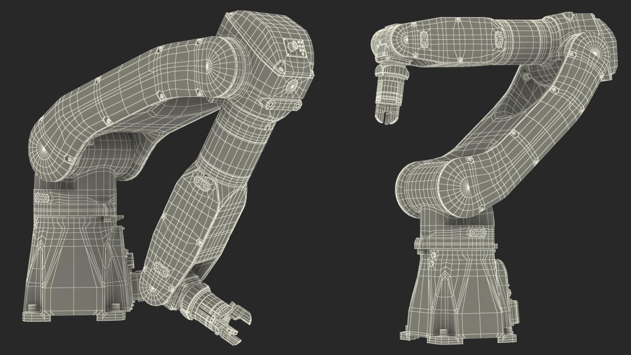 3D model Articulated Industrial Robot Rigged