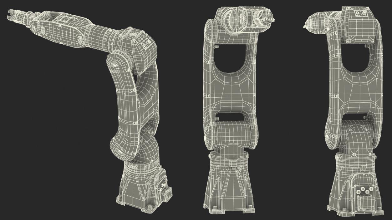 3D model Articulated Industrial Robot Rigged