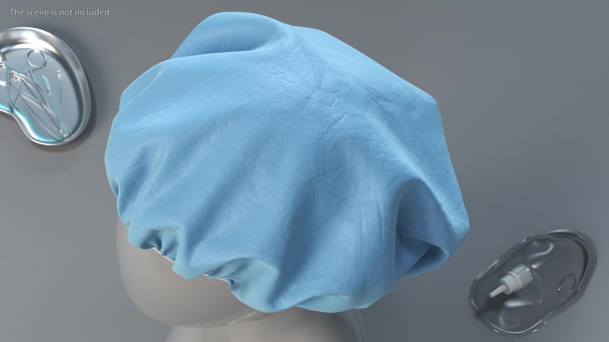 3D Medical Hair Caps Collection model