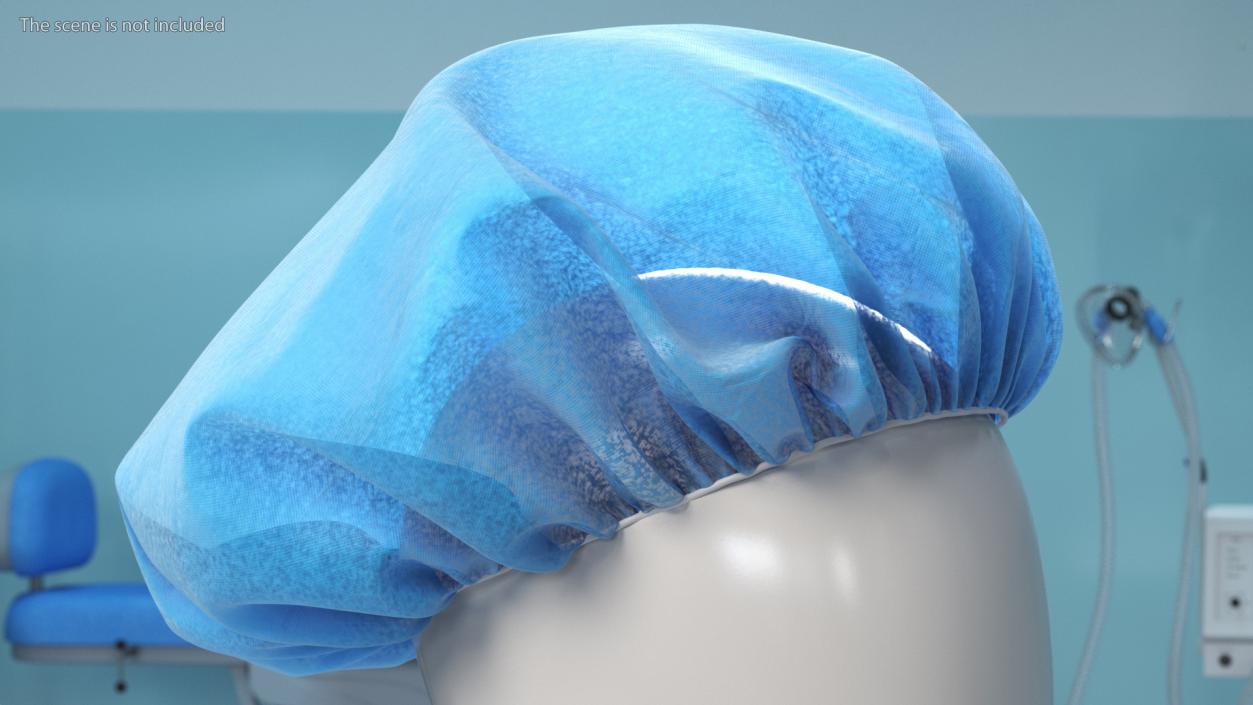 3D Medical Hair Caps Collection model