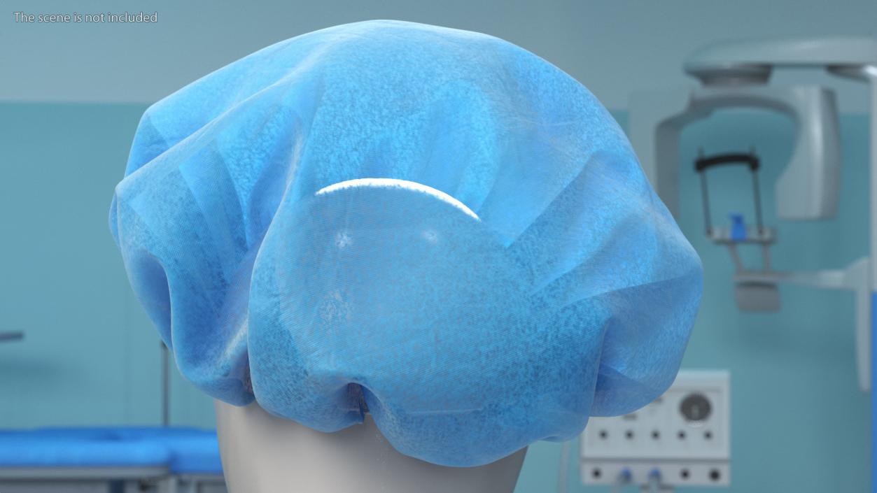 3D Medical Hair Caps Collection model