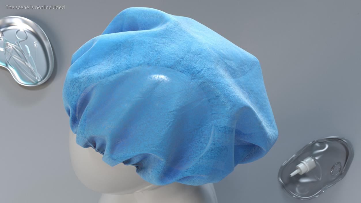 3D Medical Hair Caps Collection model