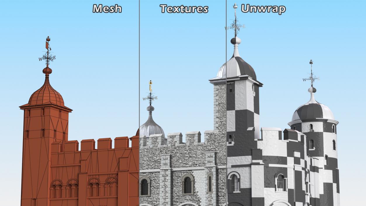 3D model Medieval Castle