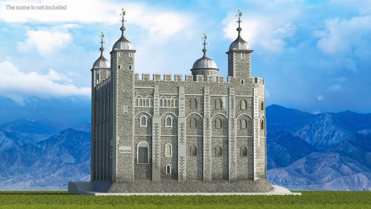 3D model Medieval Castle