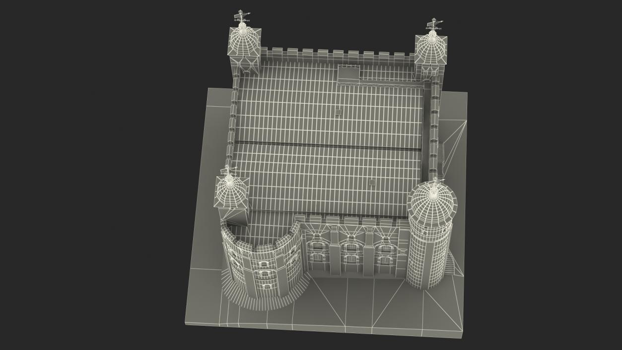 3D model Medieval Castle