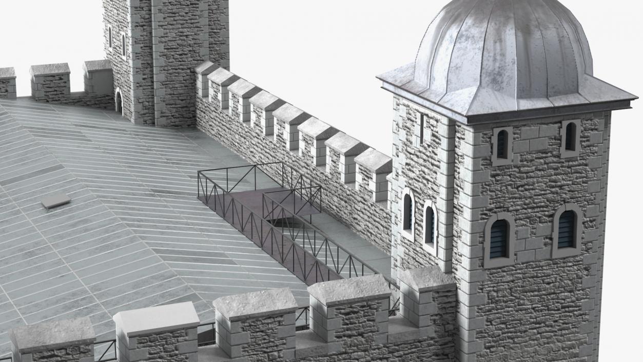 3D model Medieval Castle