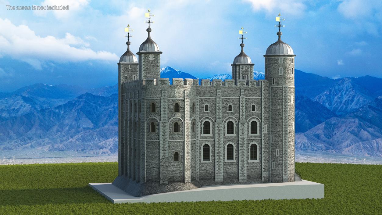 3D model Medieval Castle