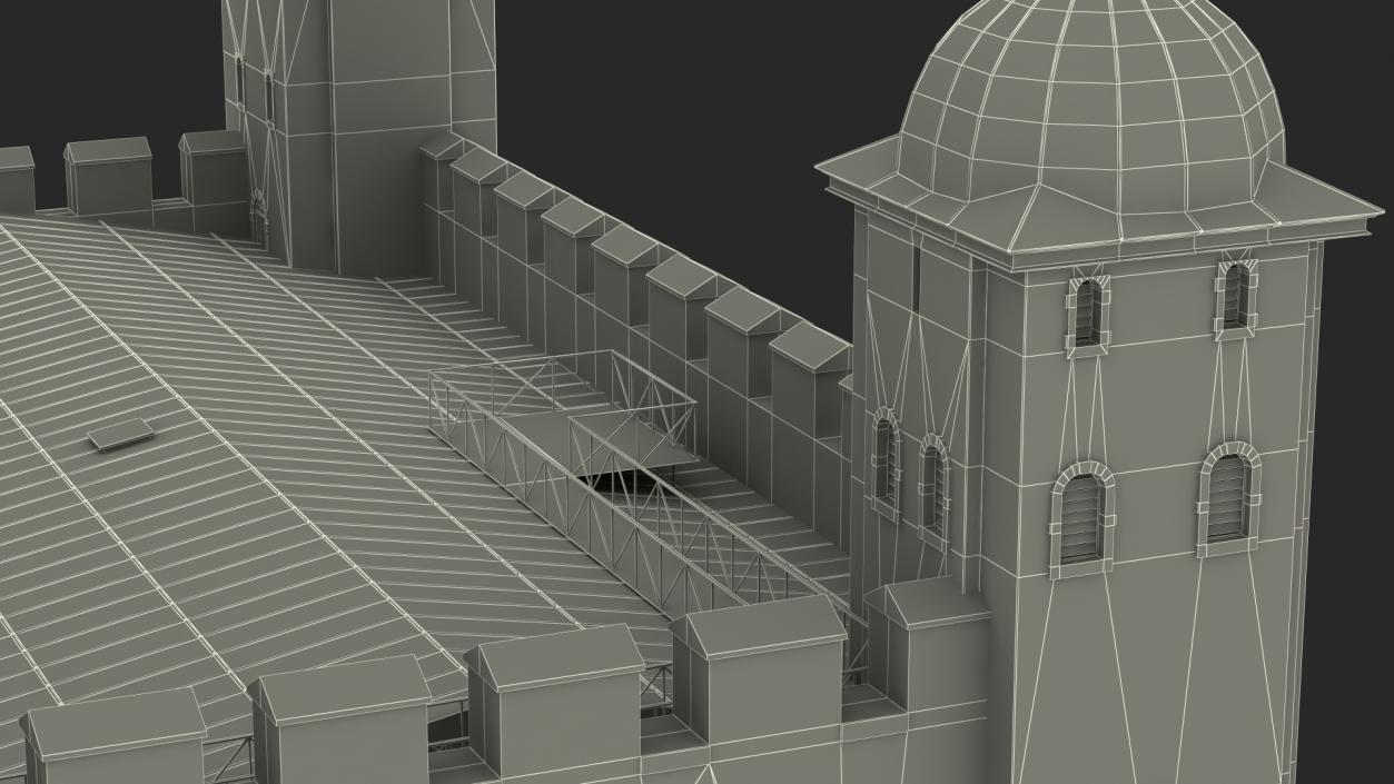 3D model Medieval Castle