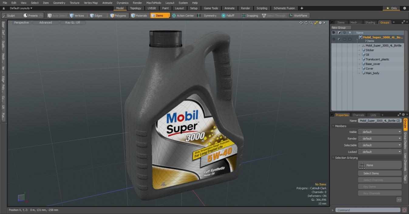 3D Mobil Super 3000 4L Bottle