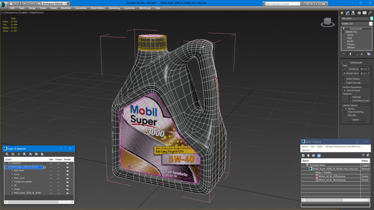 3D Mobil Super 3000 4L Bottle