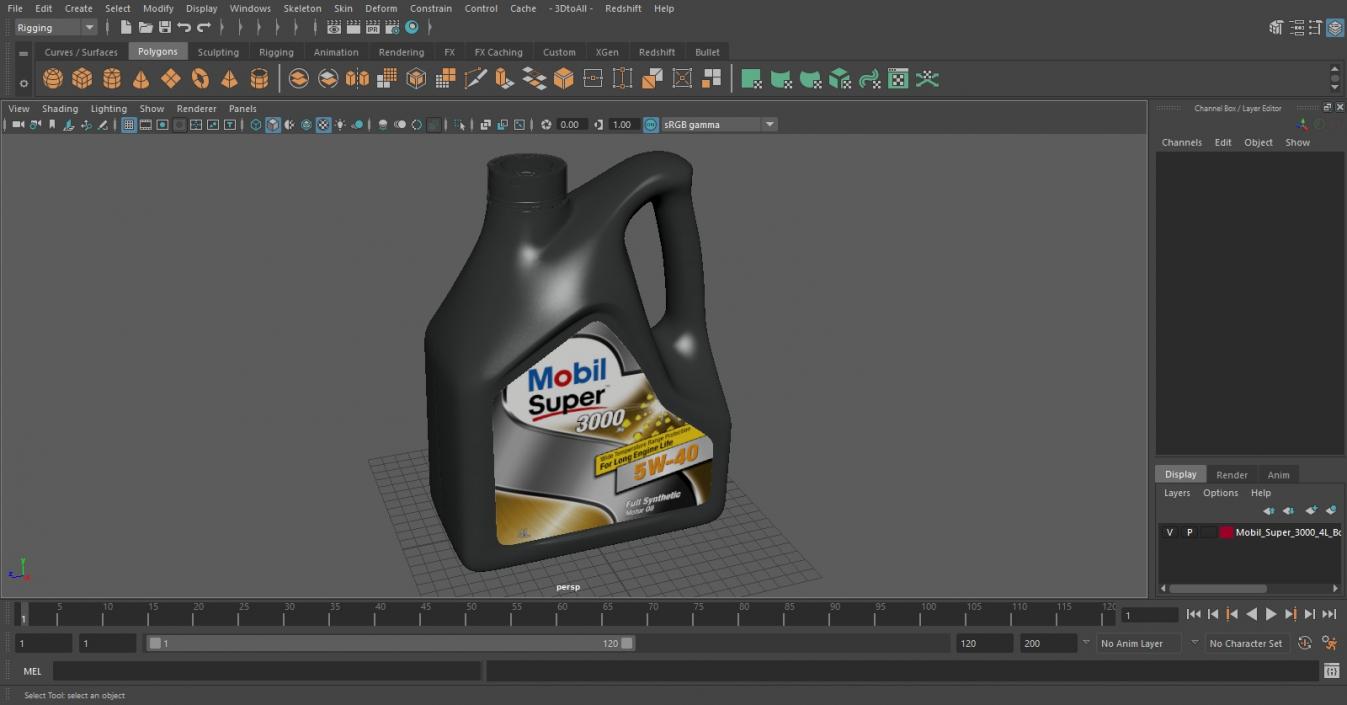 3D Mobil Super 3000 4L Bottle