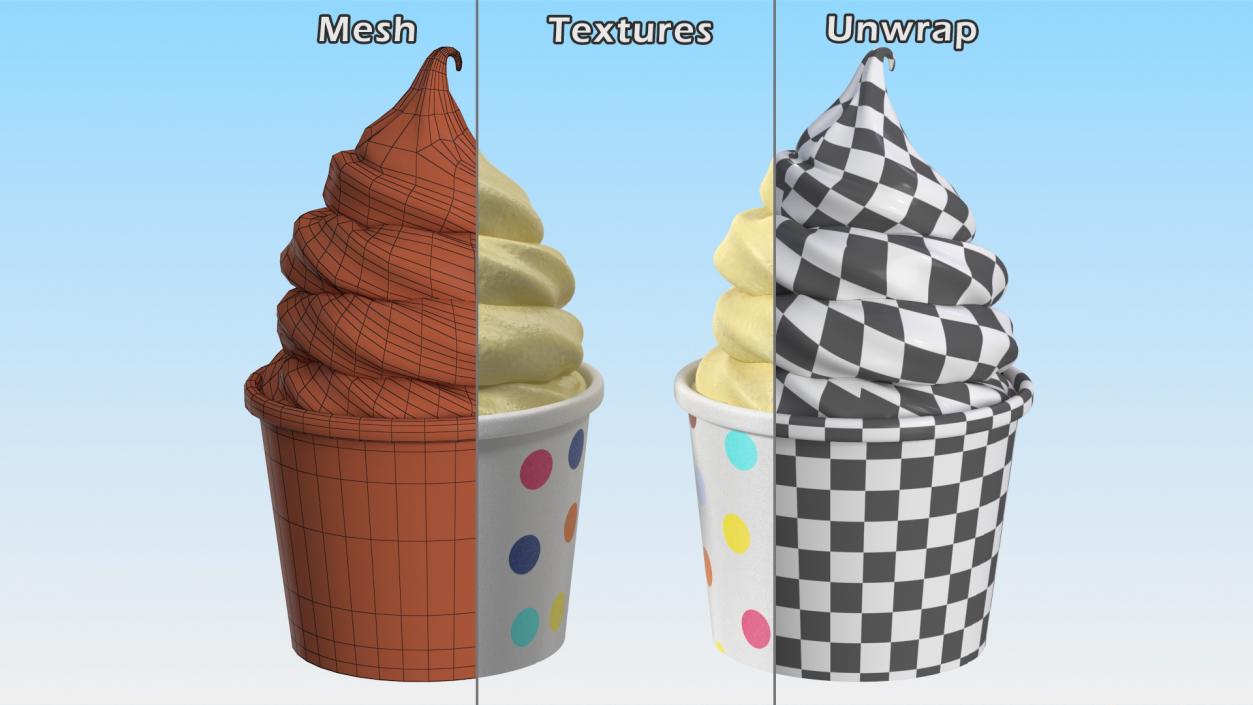 Ice Cream Collection 5 3D