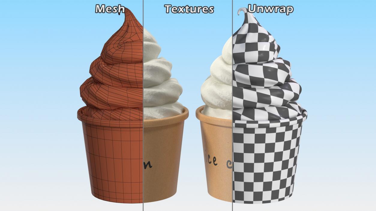 Ice Cream Collection 5 3D