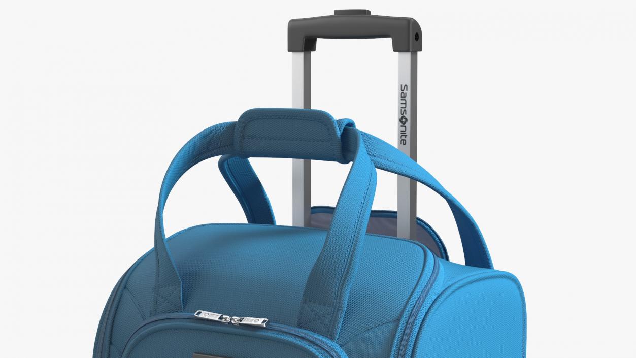 Softshell Luggage Samsonite Blue 3D