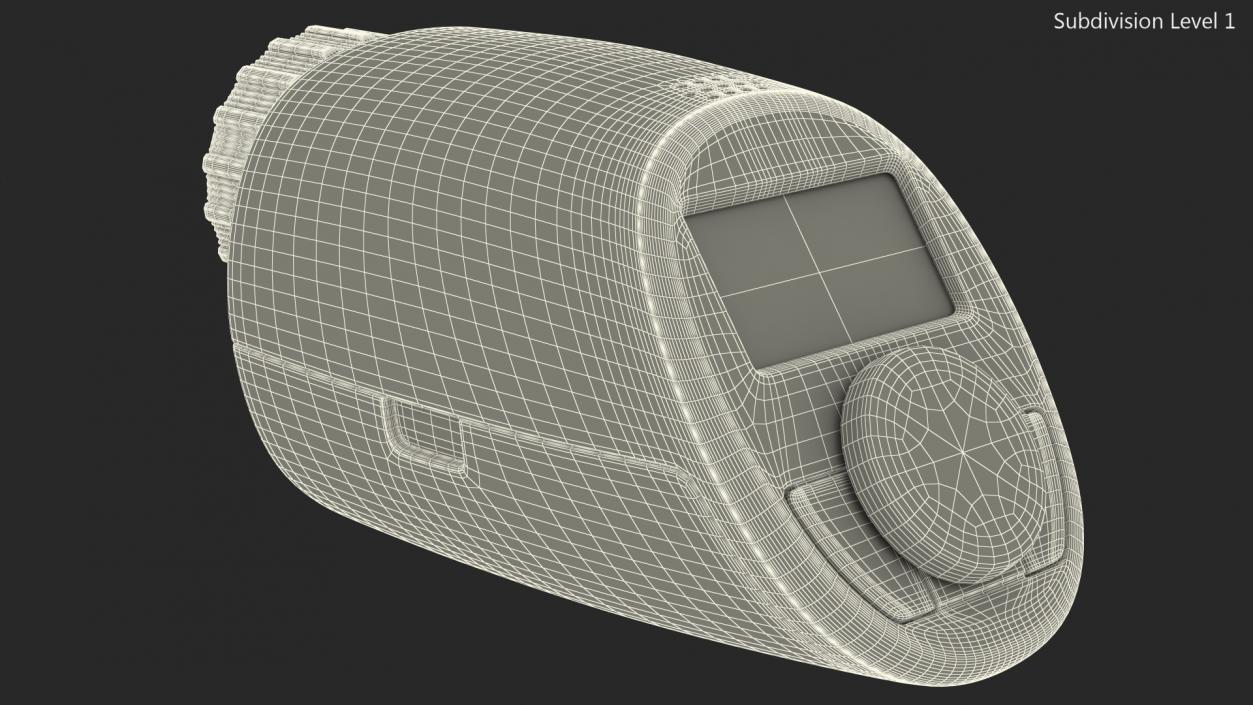EHT Classic N Electronic Radiator Thermostat 3D model