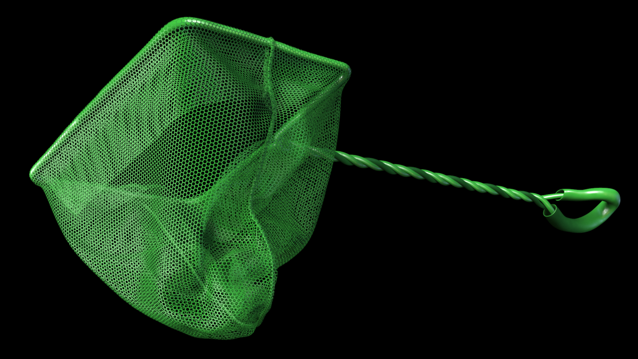 Aquarium Square Fish Net 3D model