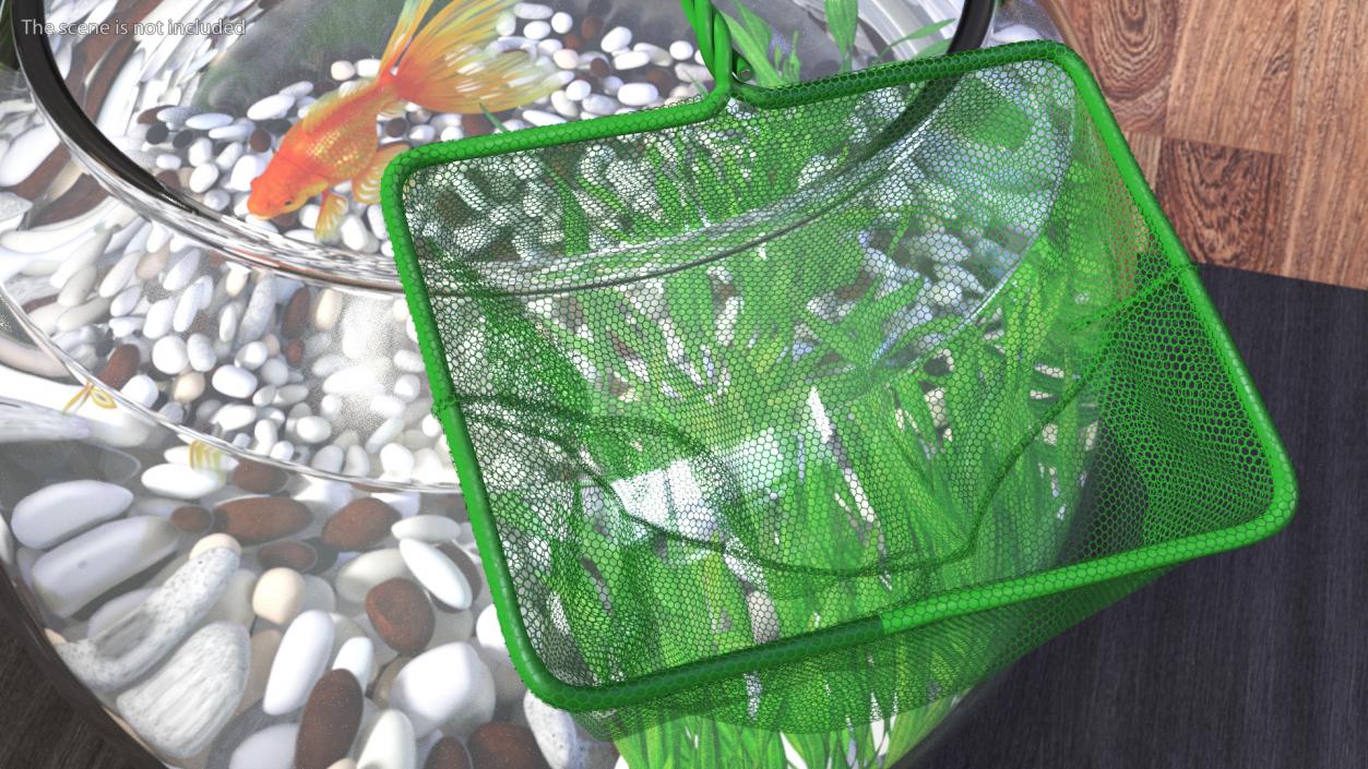 Aquarium Square Fish Net 3D model