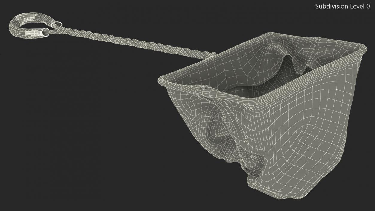 Aquarium Square Fish Net 3D model