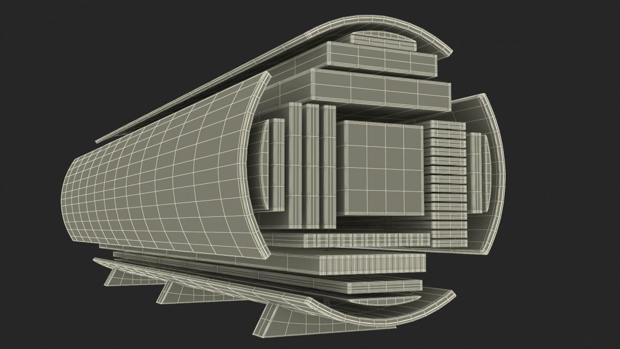 Log Cross Section 2 3D model