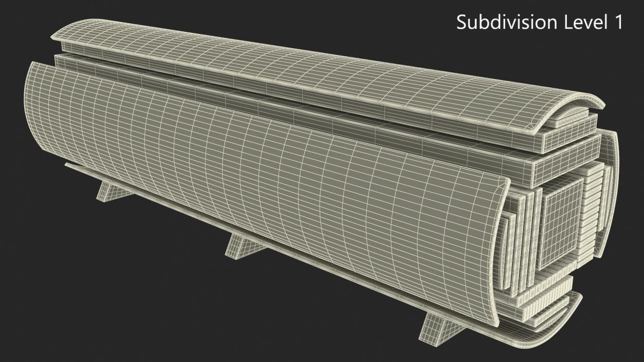 Log Cross Section 2 3D model