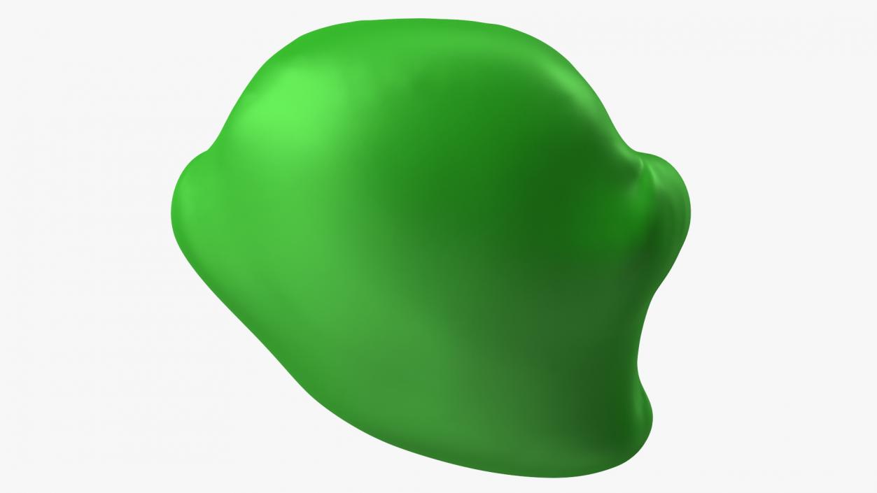 3D model Trollface Green