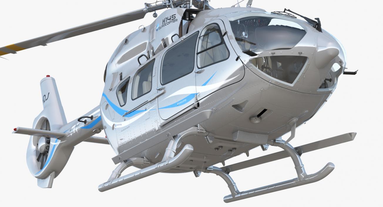 Rigged Private Helicopters Collection 2 3D model