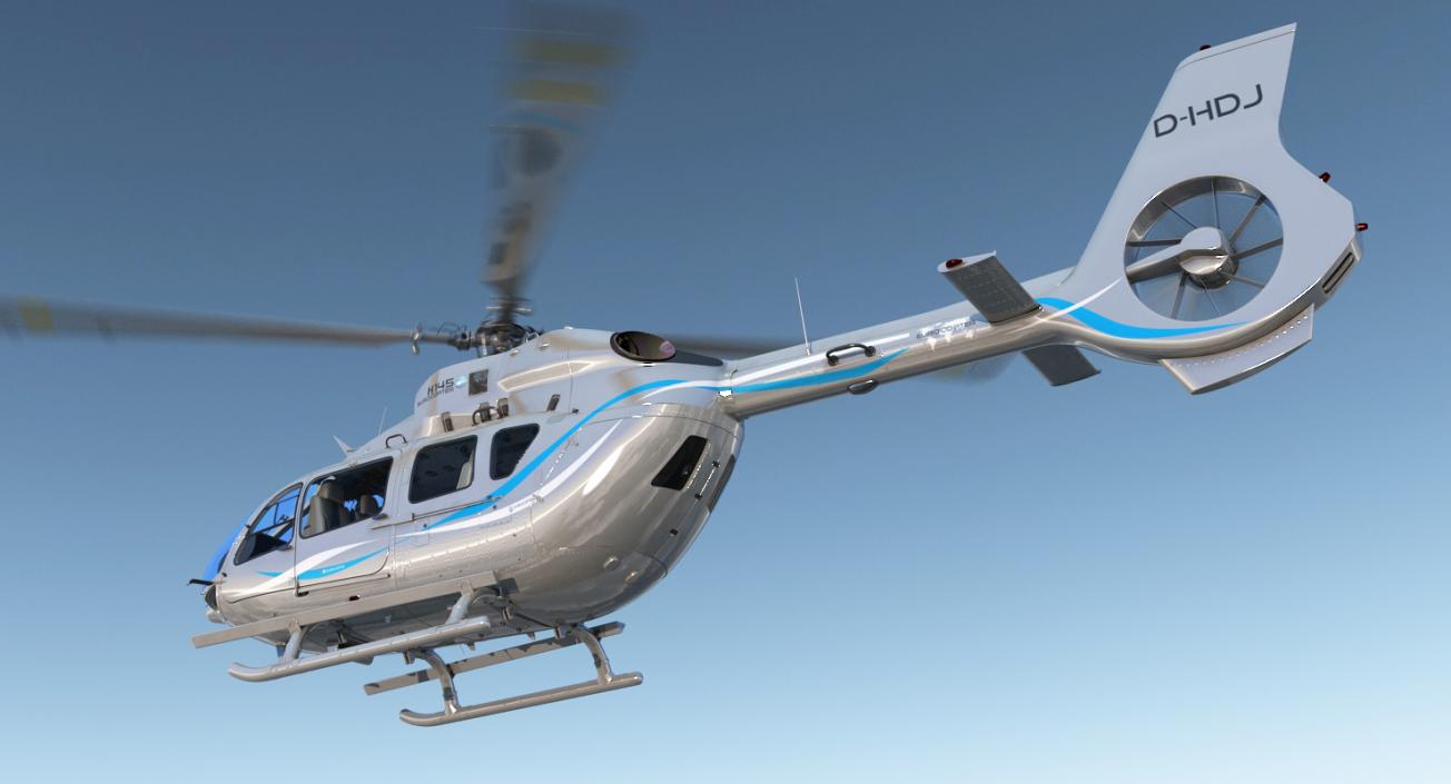 Rigged Private Helicopters Collection 2 3D model